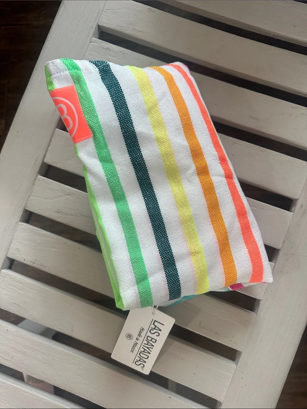 Las Bayadas Colorful Striped Tote - Picture 5 of 5